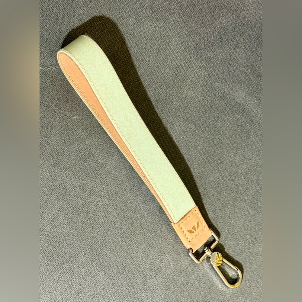 Consuela Light Green Sparkly Wristlet Strap